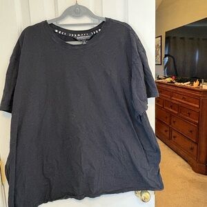 Oversize Torrid Nightfall Tee with Moth cutout on back